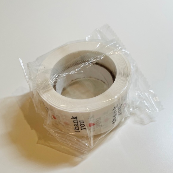 Transparent 500 Thank You Stickers - Picture 4 of 4